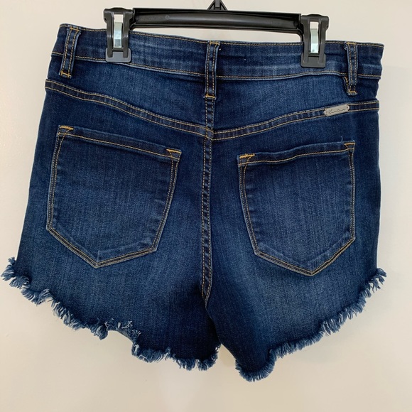 Denim Cut-Off Shorts - Picture 2 of 3